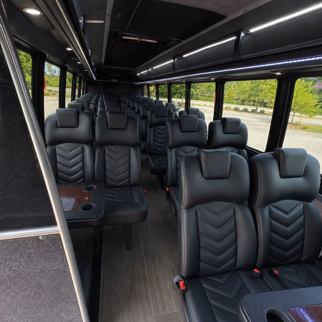 15-35 Passenger Minibus Interior