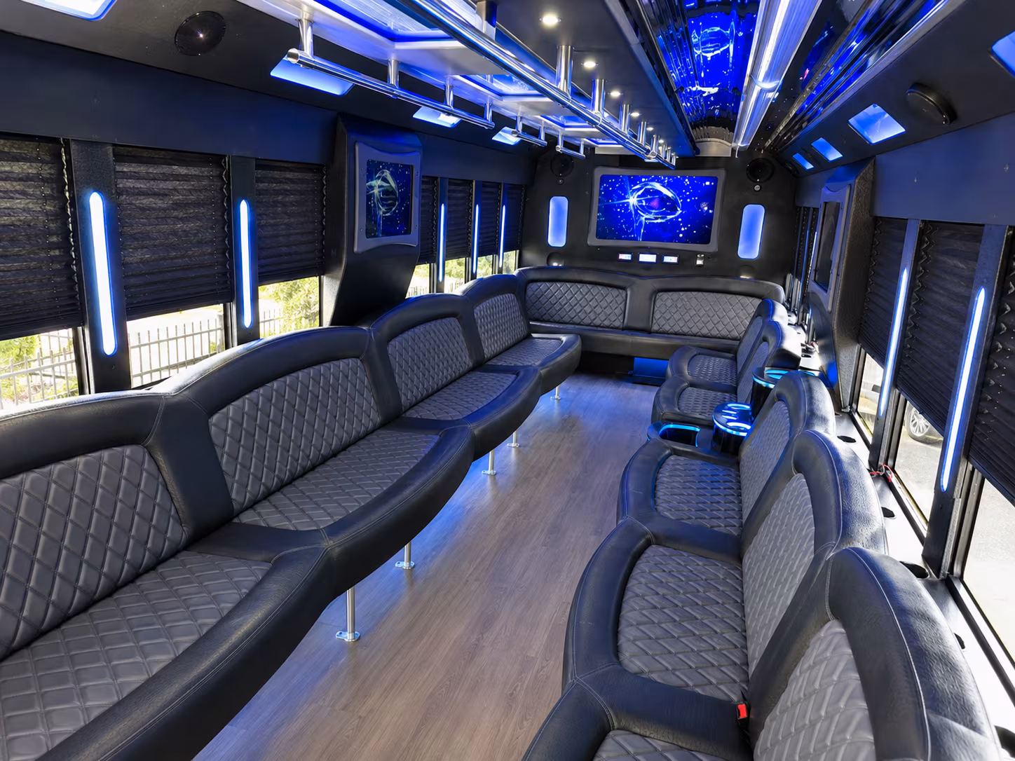 28 Passenger Party Bus Inside