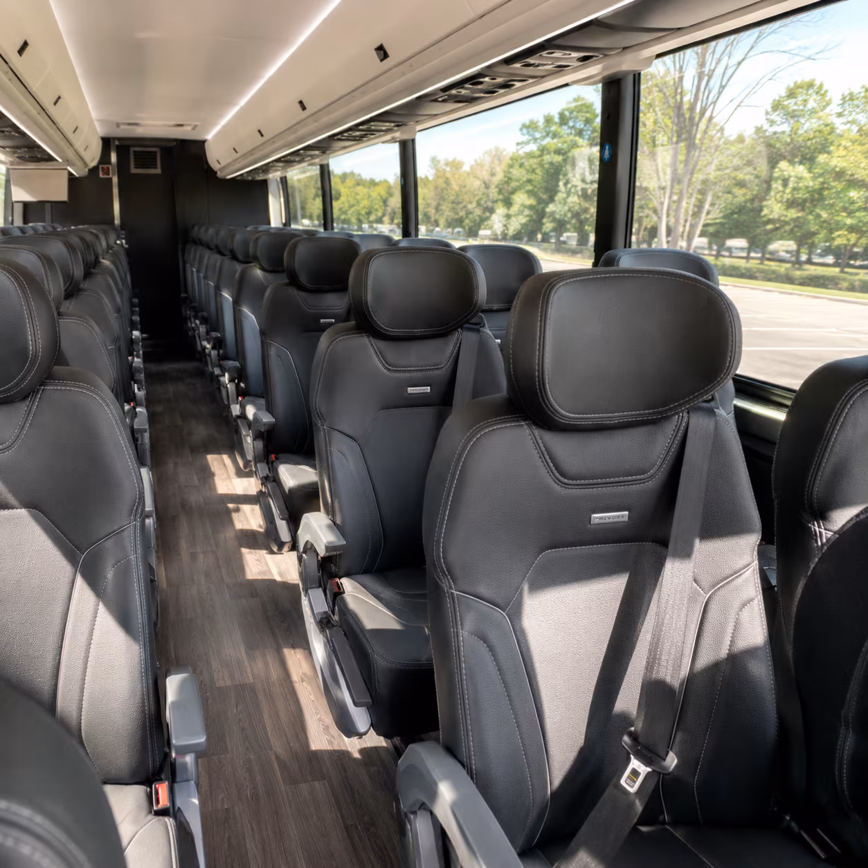 40-56 Passenger Charter Bus Inside