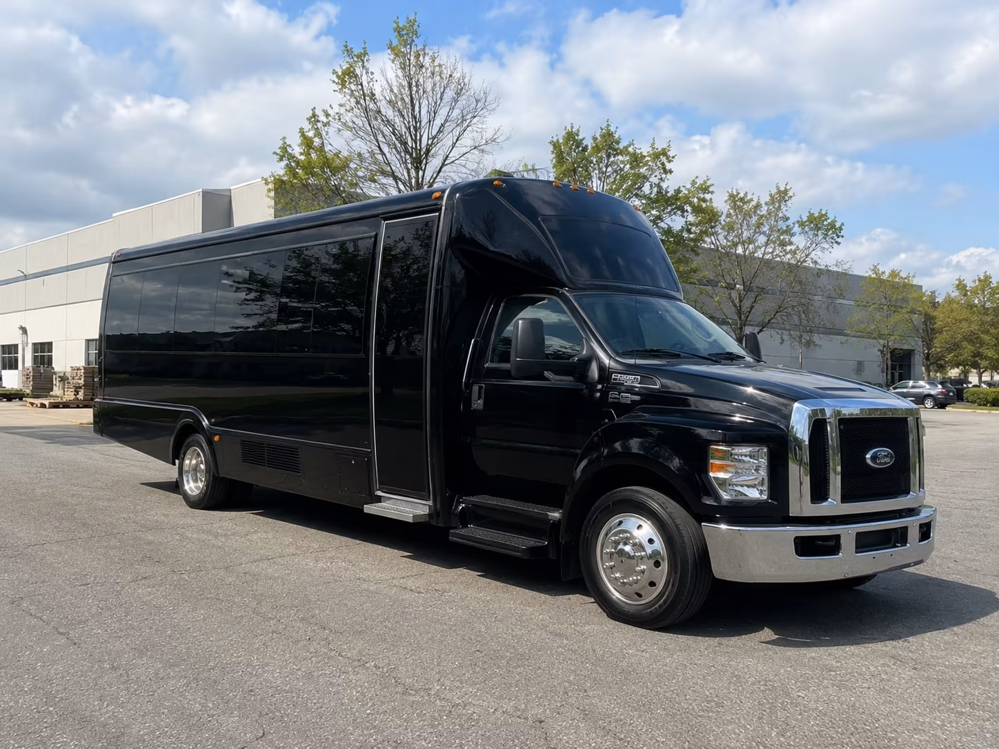 Passenger watching the Hillsboro scenery during a regional party bus road trip
