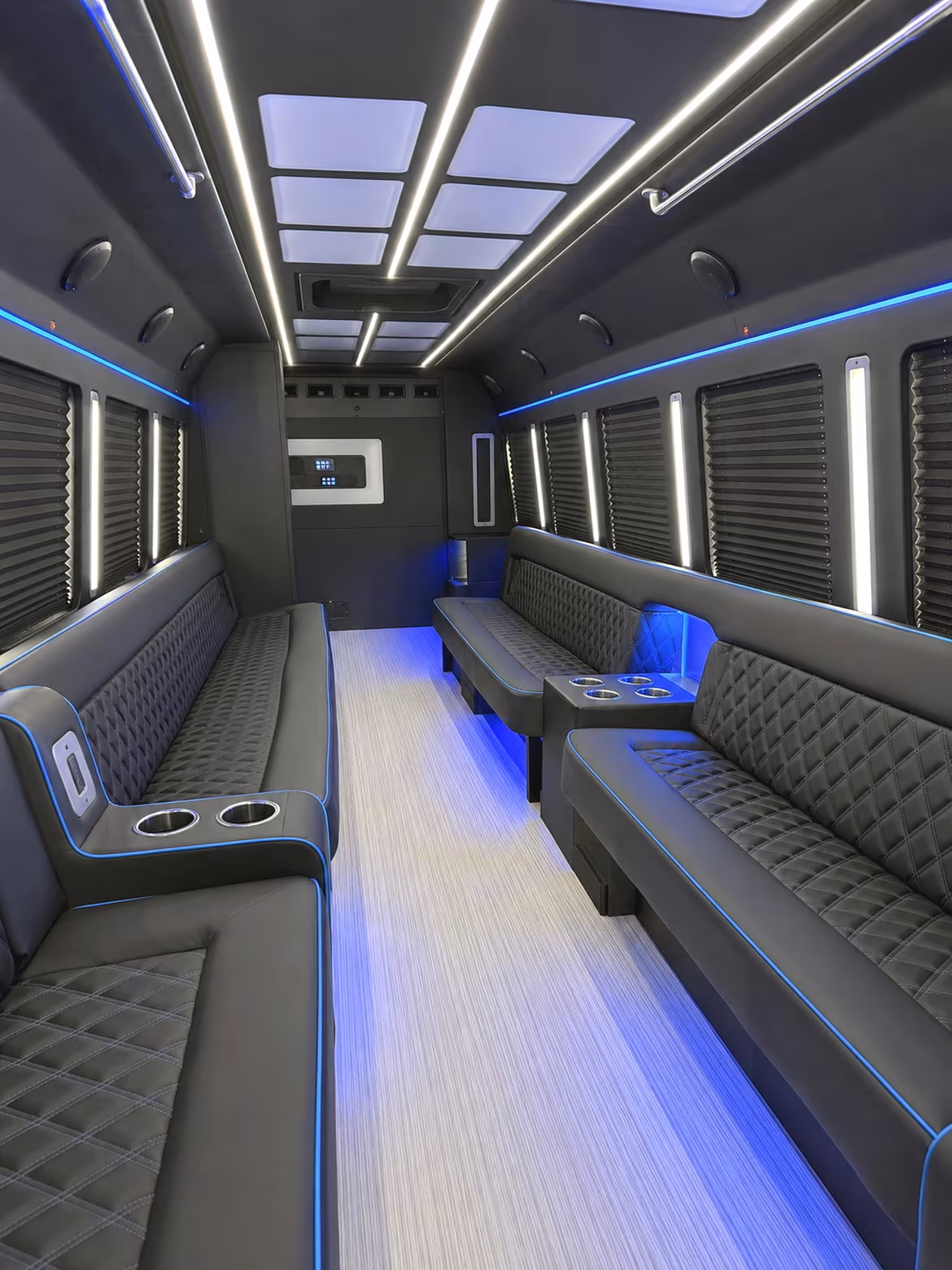Hillsboro Bachelor & Bachelorette Transportation party bus interior