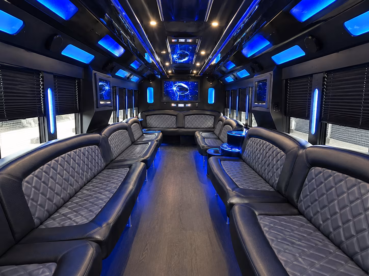 Hillsboro Birthday, Sweet 16, & Quinceañera Transportation party bus exterior