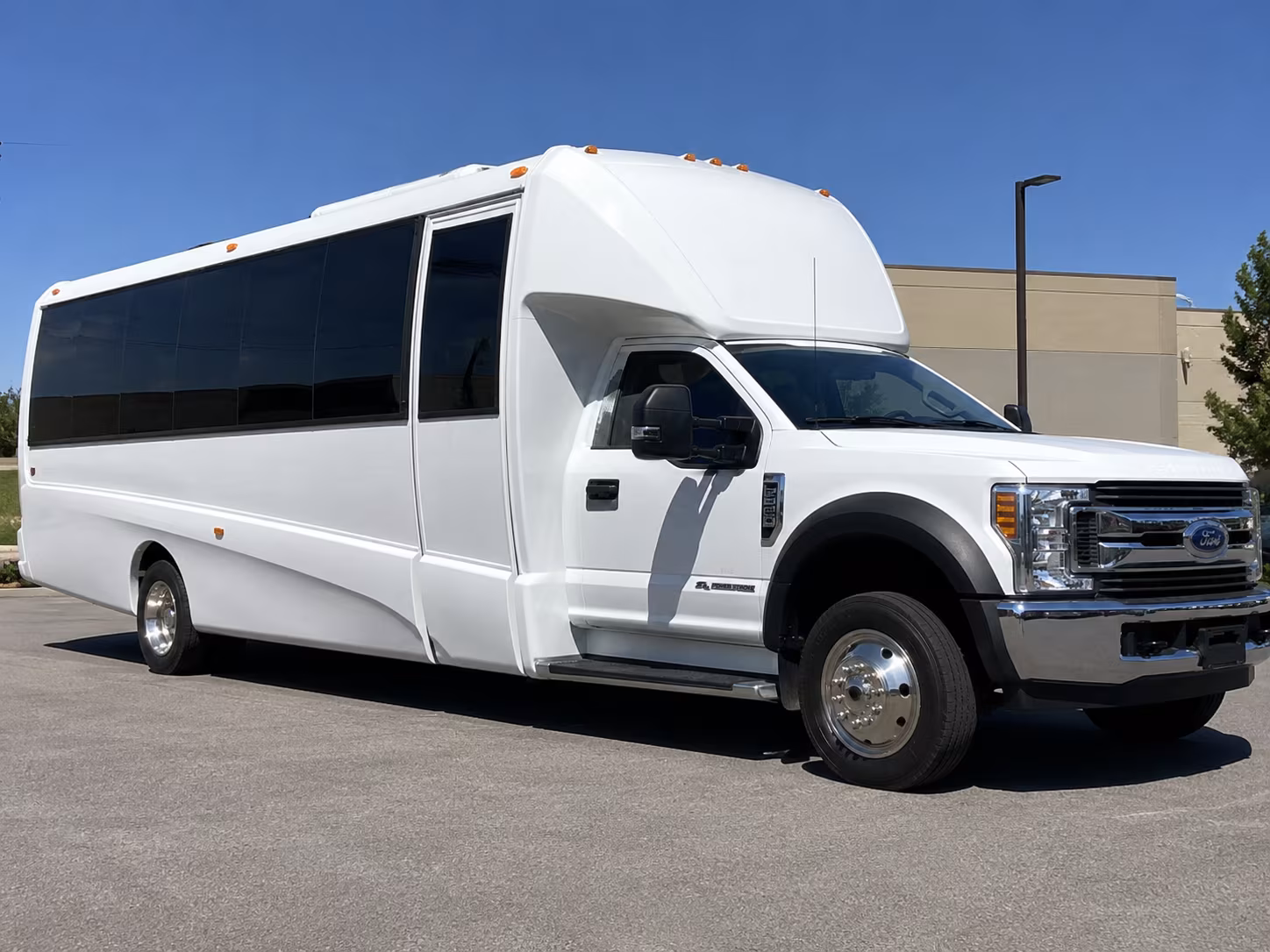 Hillsboro Corporate Transportation party bus exterior