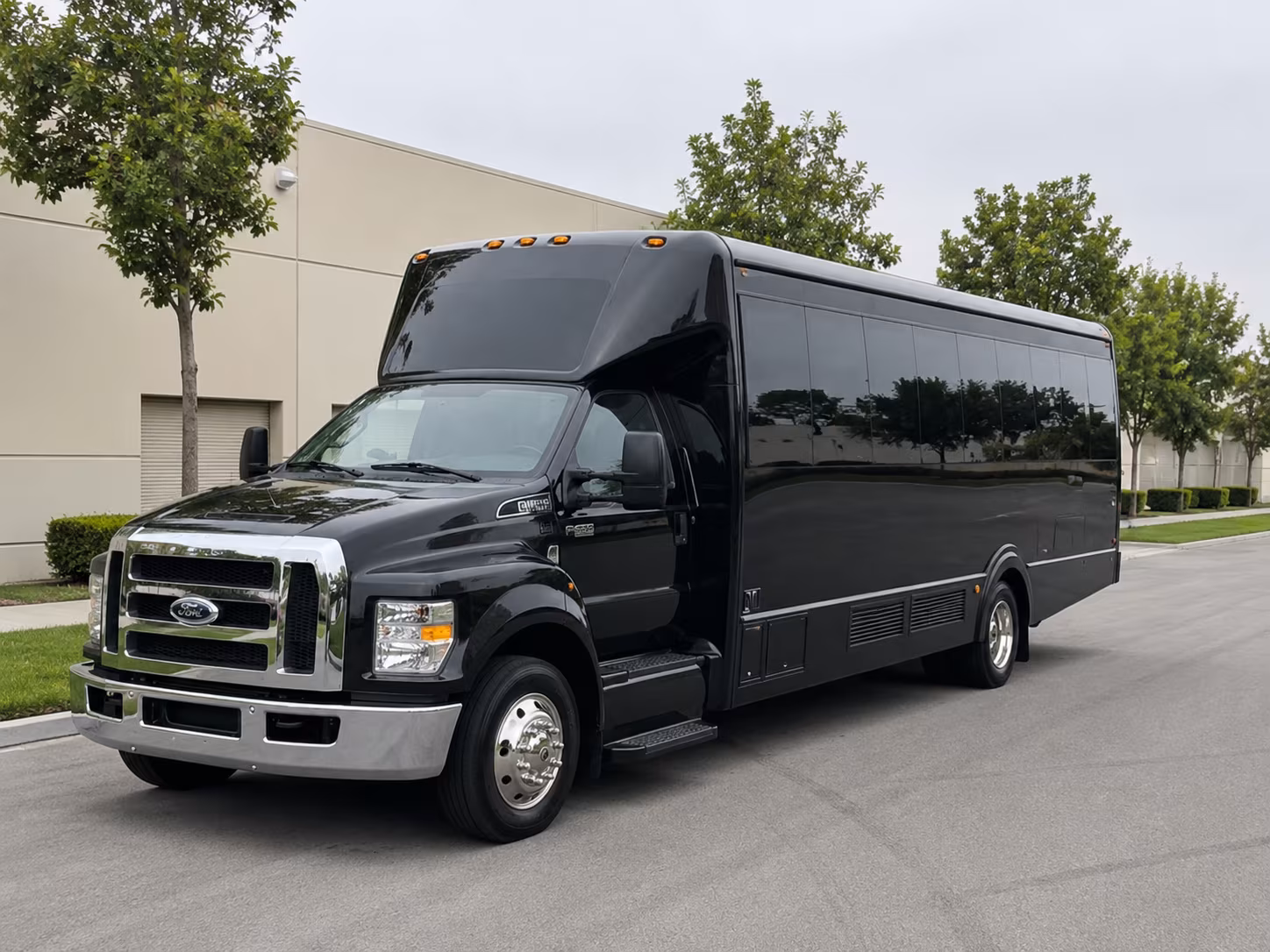 Hillsboro Private Event Transportation party bus exterior