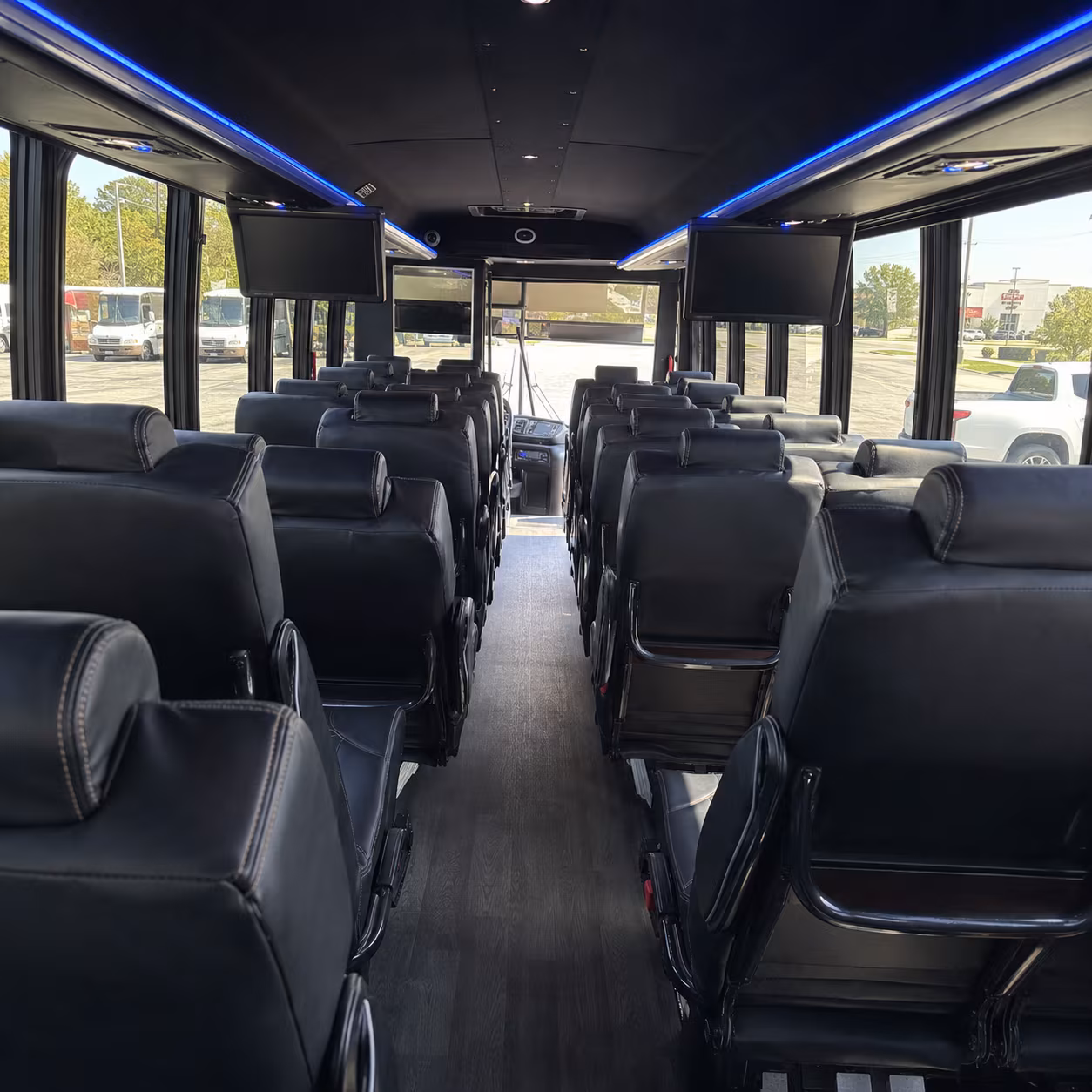Hillsboro School Event Transportation party bus exterior
