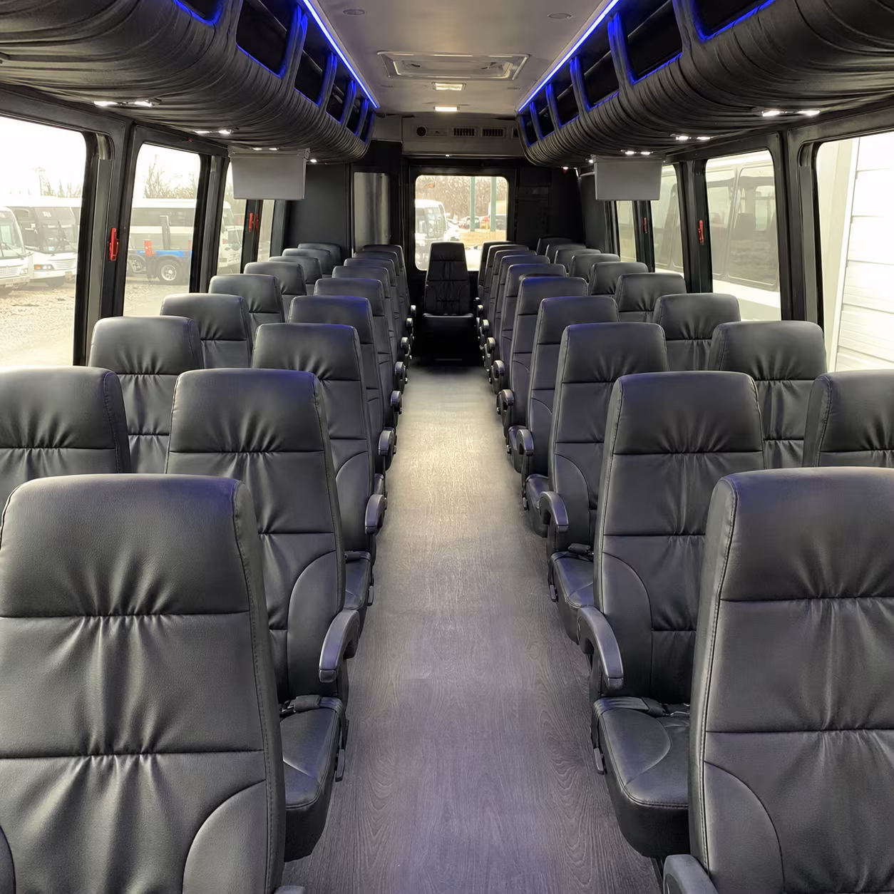 Hillsboro School Event Transportation party bus exterior