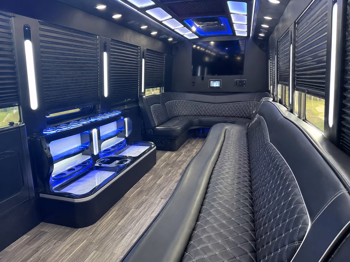 Hillsboro Sporting Event Transportation party bus exterior