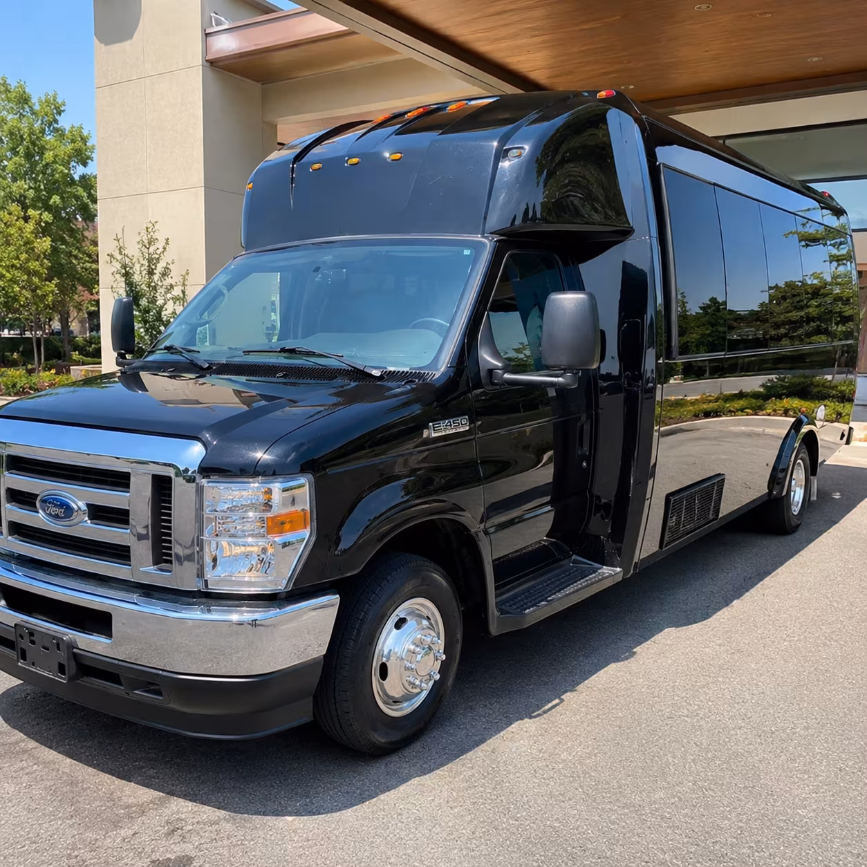 Hillsboro Wedding Transportation party bus exterior