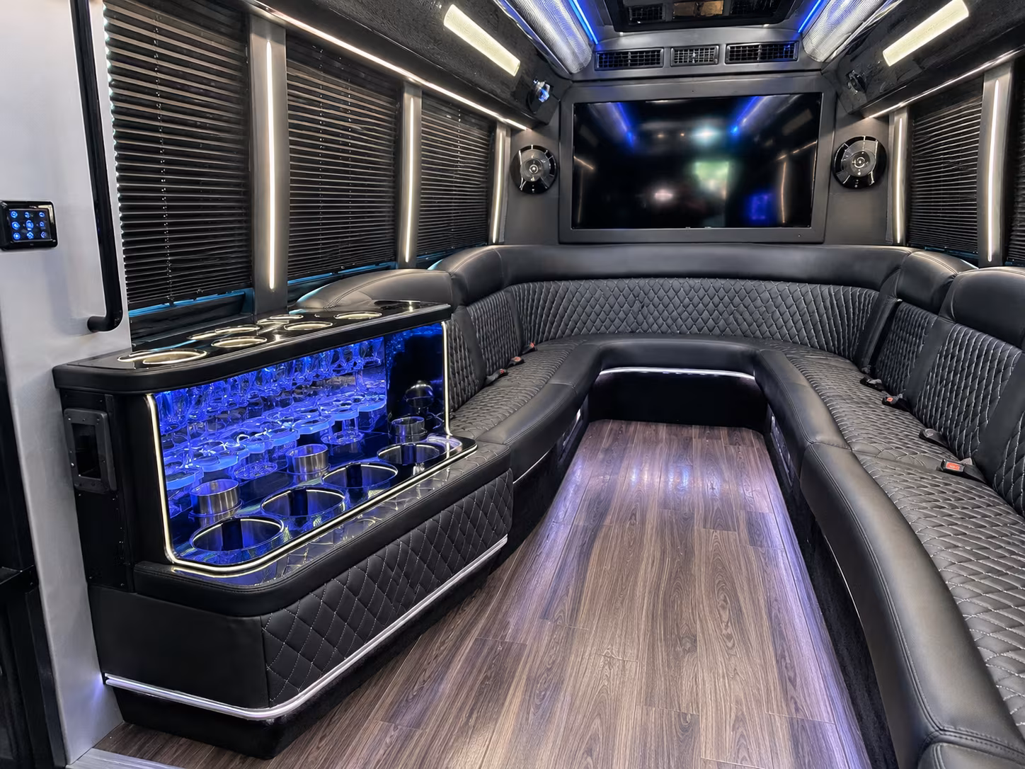 Hillsboro Wedding Transportation party bus exterior