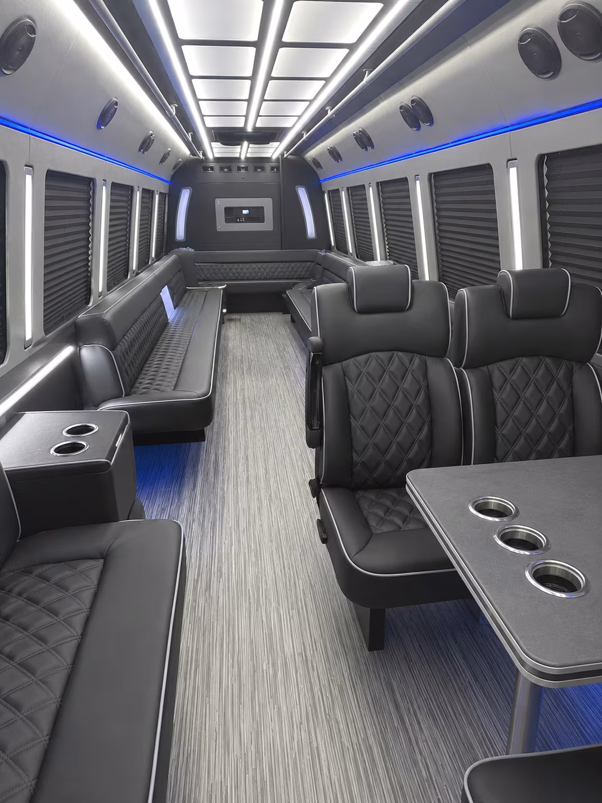 Hillsboro Winery Tour & Pub Crawl Transportation party bus interior