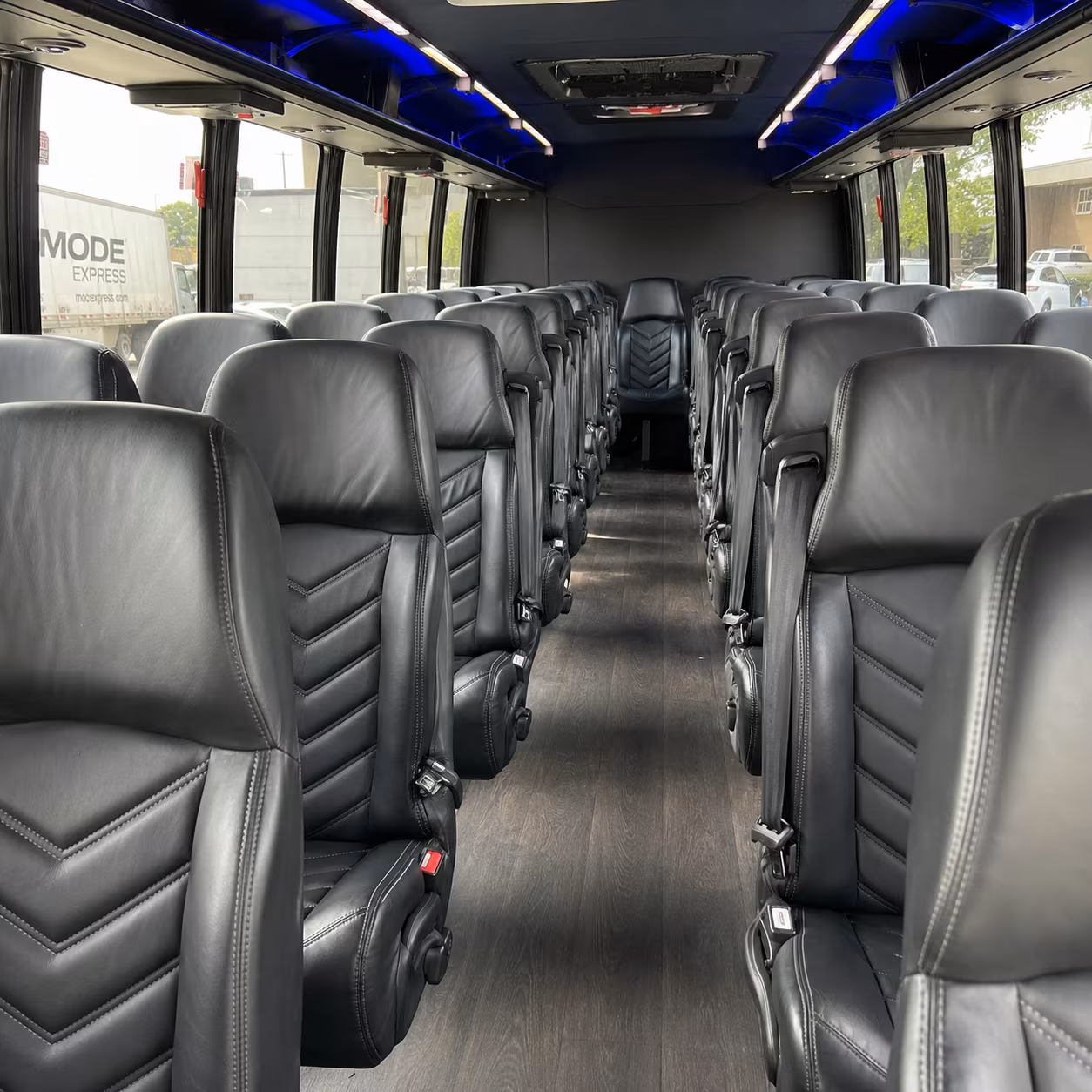 15-35 Passenger Minibus Inside