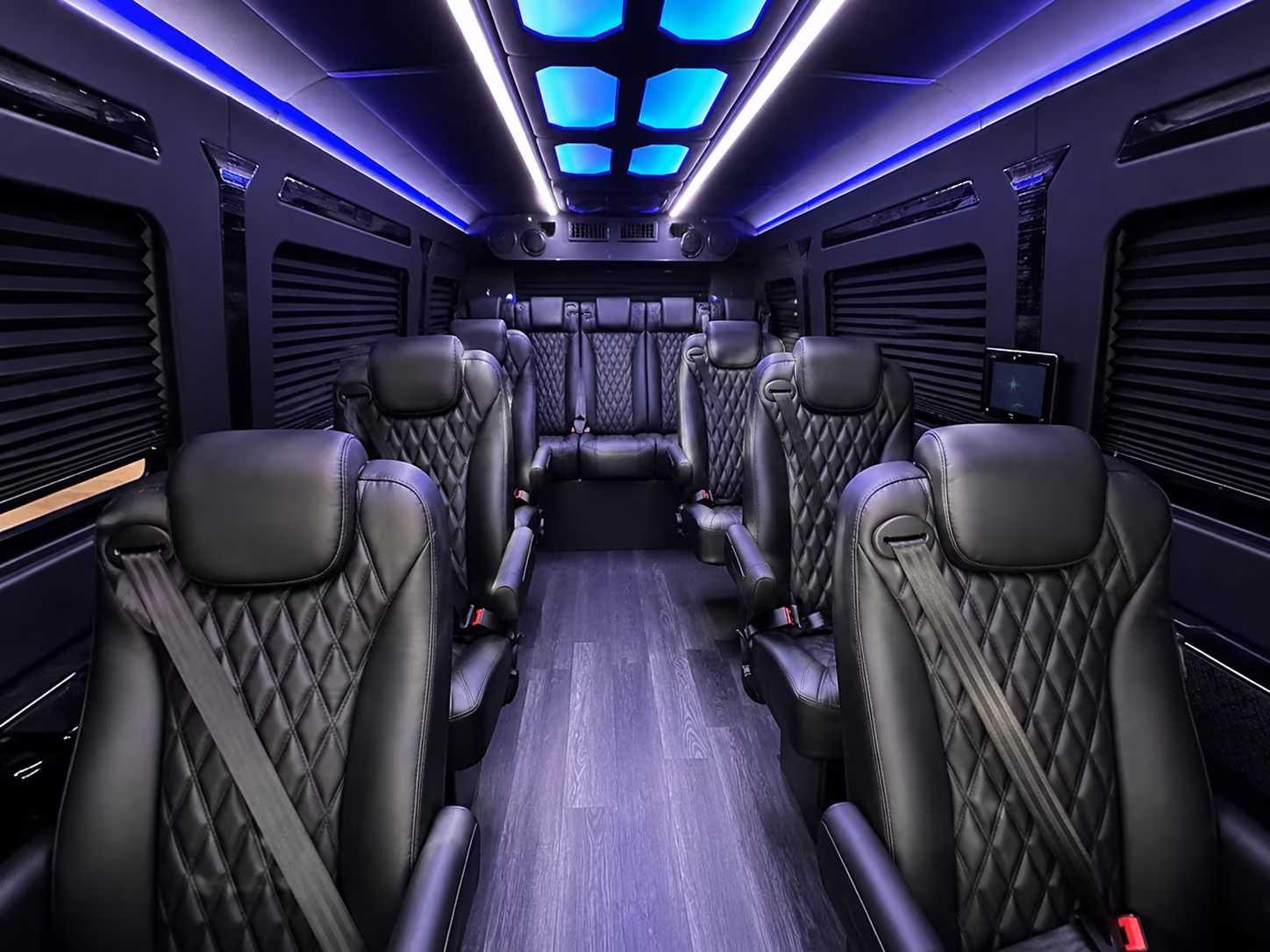 Sprinter Van Rental with Driver Interior